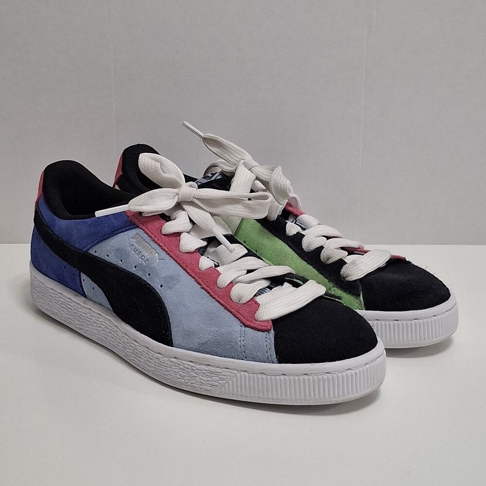 PUMA Suede Classix Perforated Lace Up Womens Size 9.0M Sneakers Casual - Picture 2 of 9